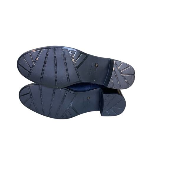 Marc Fisher Suede and Stretch Side Zip Knee-High Boots Navy Size 7.5 Wide - Picture 5 of 7